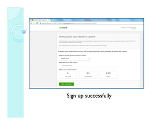 Sign up successfully
 