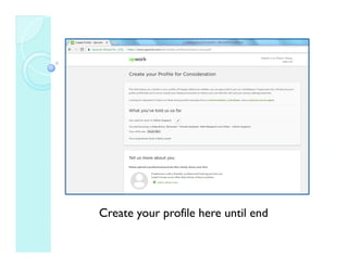 Create your profile here until endy p
 