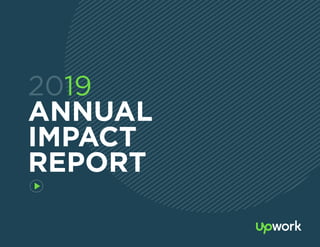 1
2019
ANNUAL
IMPACT
REPORT
 