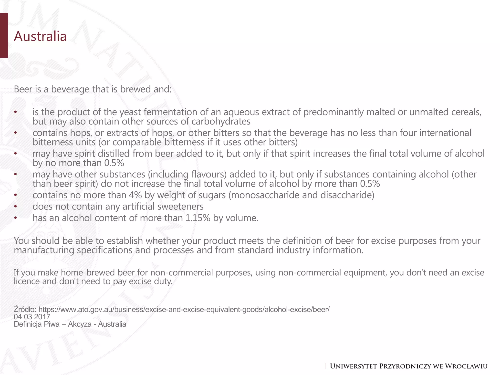 Prawo i ekonomia w piwowarstwie