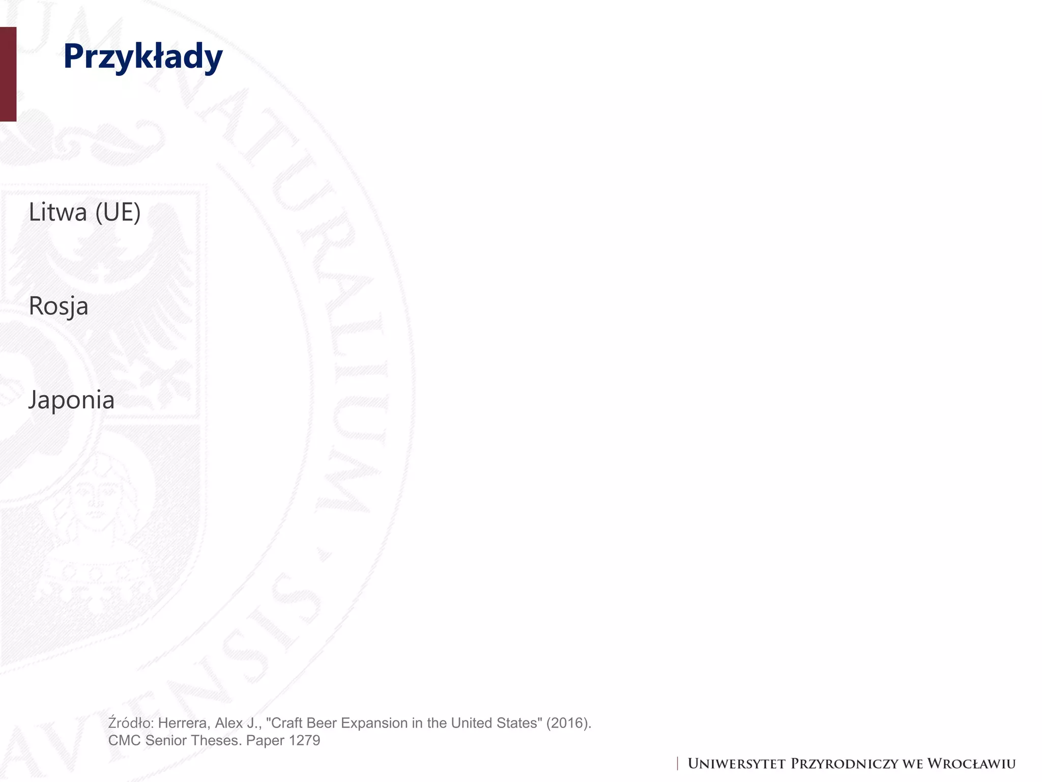 Prawo i ekonomia w piwowarstwie