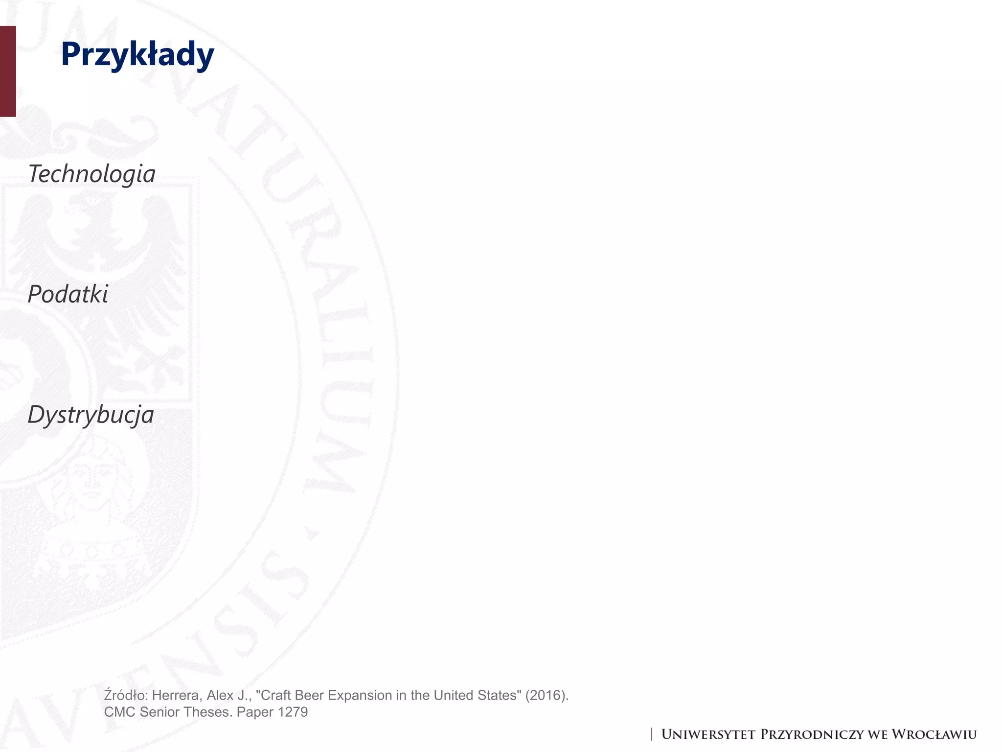 Prawo i ekonomia w piwowarstwie