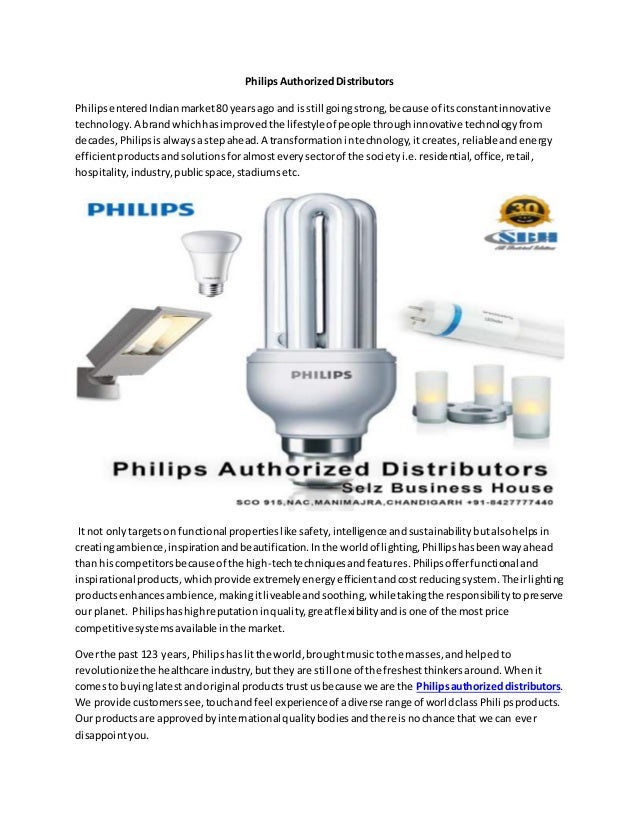 Philips authorized distributors