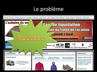Le problème
 