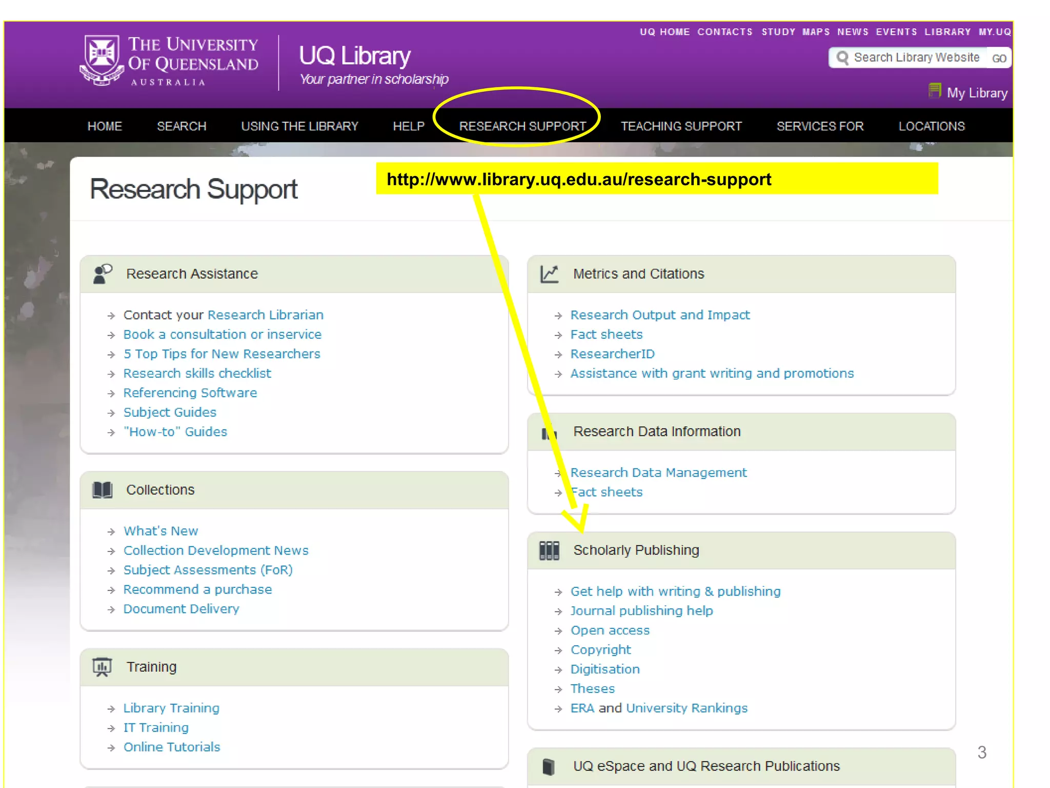 http://www.library.uq.edu.au/research-support

3

 