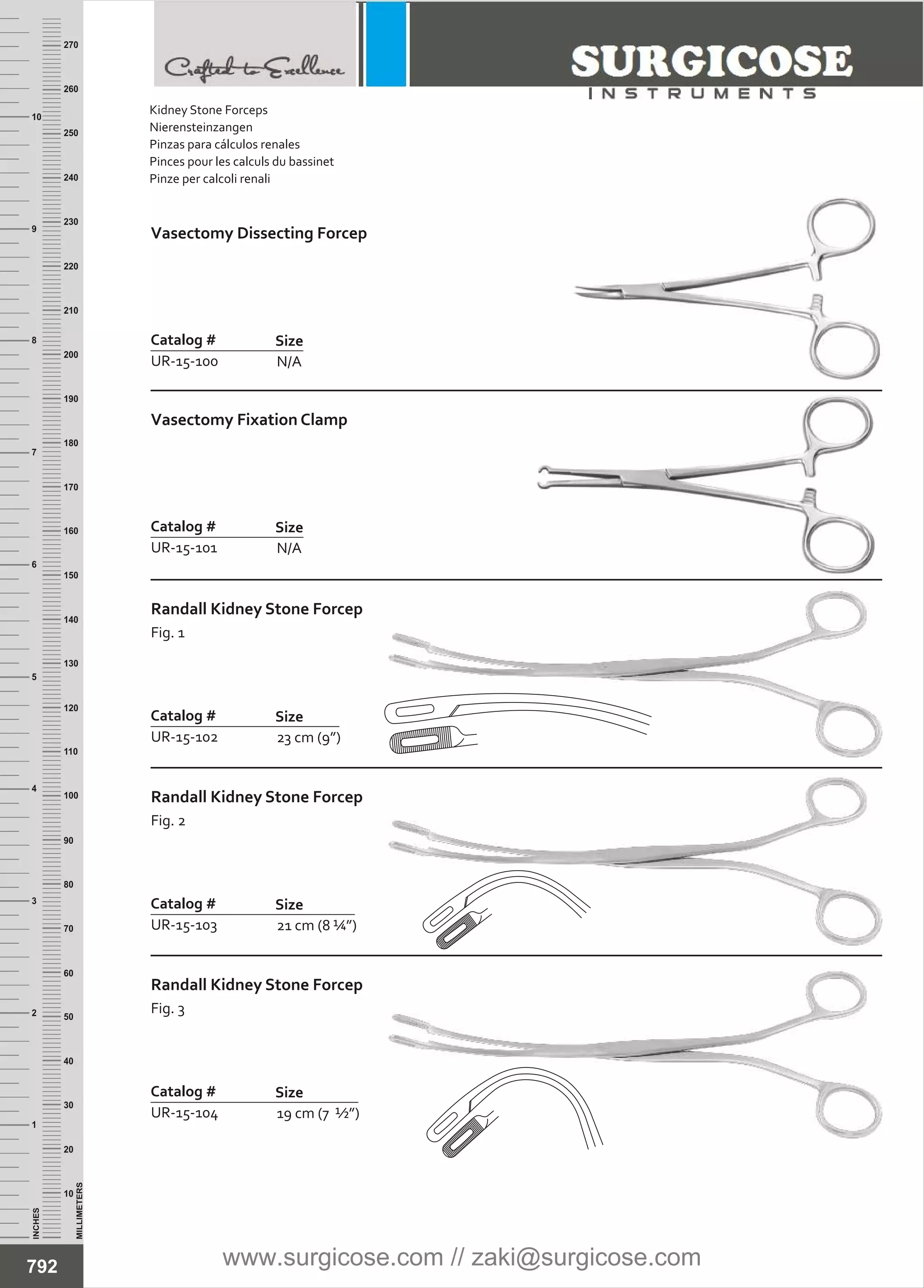 LIVER, GALL BLADER, KIDNEY, UROLOGY INSTRUMENTS [SURGICOSE] | PDF