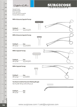 LIVER, GALL BLADER, KIDNEY, UROLOGY INSTRUMENTS [SURGICOSE] | PDF