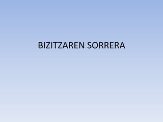 BIZITZAREN SORRERA
 