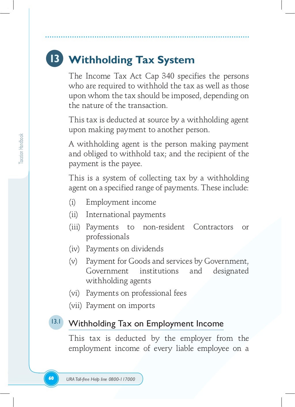 Ura taxation handbook