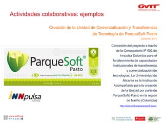Encuentro de trabajo en Urabá (Colombia): OVTT y sus modalidades de colaboración