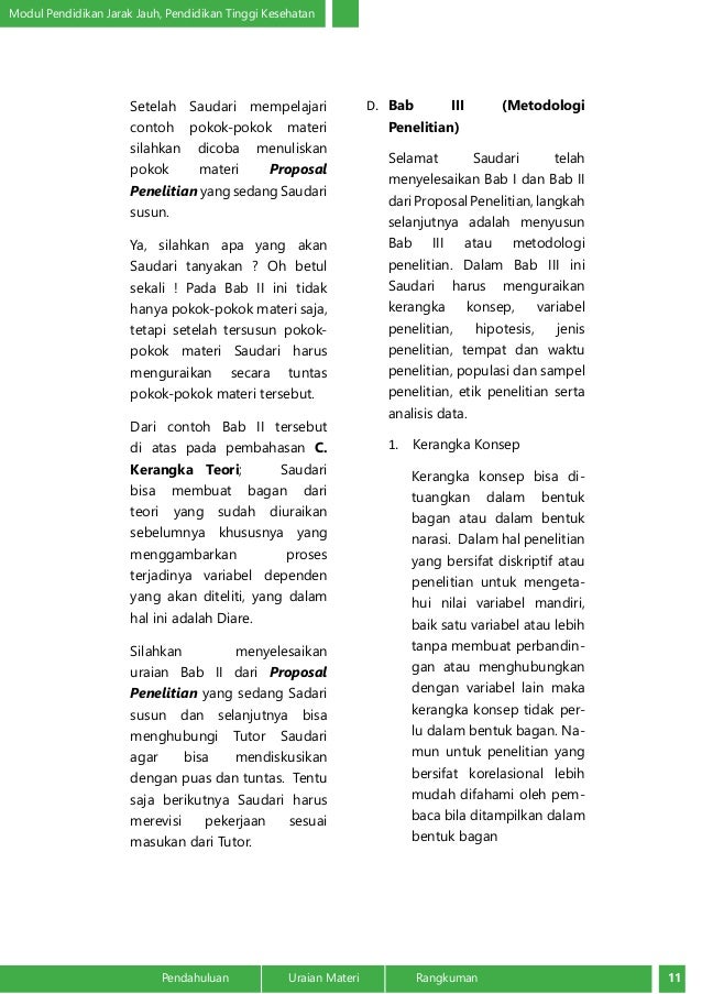 Panduan Menyusun Proposal Penelitian