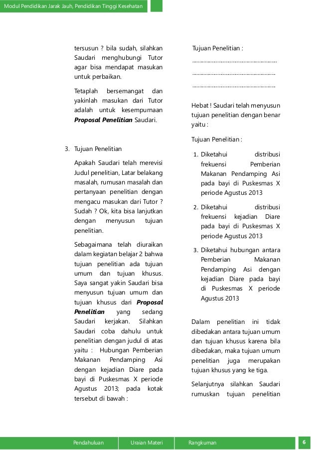 Panduan Menyusun Proposal Penelitian Panduan Menyusun Proposal Penelitian