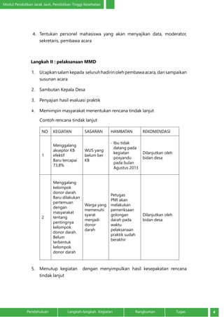 evaluasi dan rencana tindak lanjut | PDF