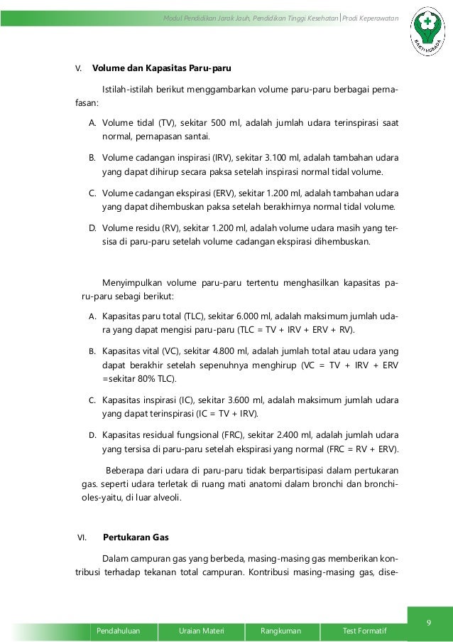 Anatomi Fisiologi Sistem Pernafasan (Respirasi)