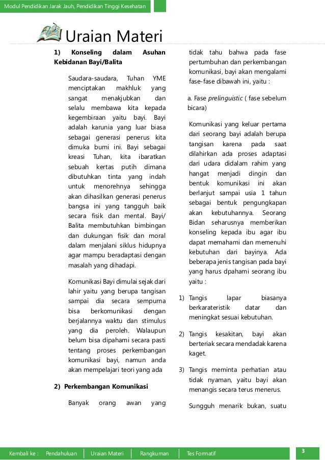 Konseling Dalam Asuhan Kebidanan