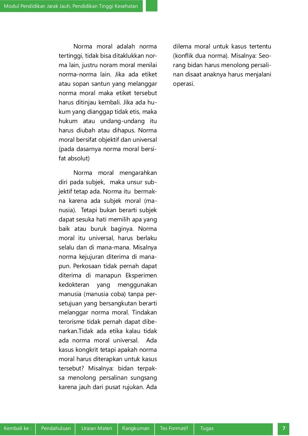 Konsep Nilai dan Moral