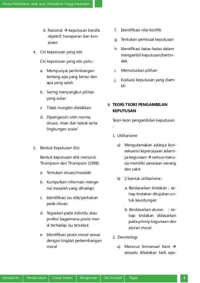 Pengambilan Keputusan dalam Pelayanan Kebidanan