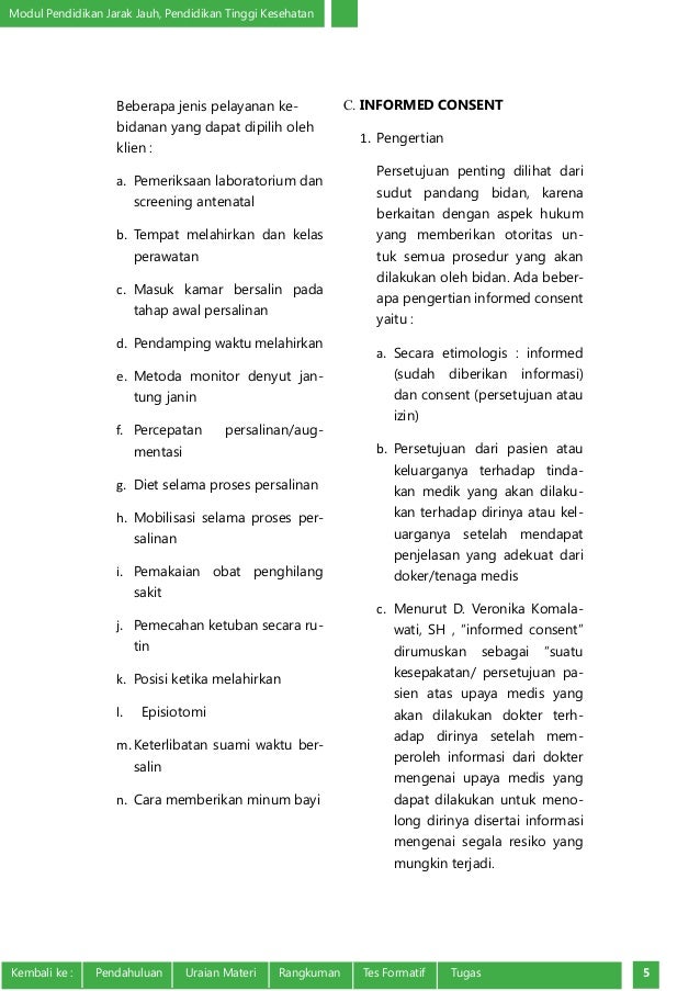 Informed Choice dan Informed Consent