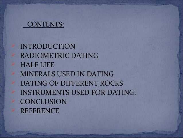 Uranium lead method of rock dating