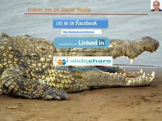 Follow me on Social Media
http://facebook.com/hzharraz
http://www.slideshare.net/hzharraz
https://www.linkedin.com/in/hassan-harraz-3172b235
48
 