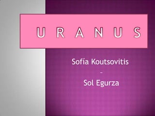 Sofía Koutsovitis
–
Sol Egurza
 