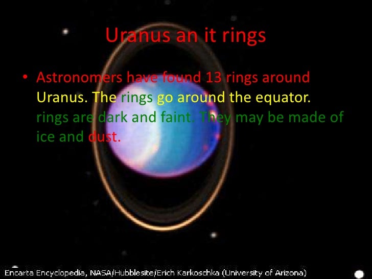 Number Of Uranus S Rings Number Of Uranus S Rings