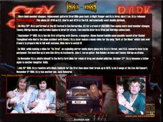 ozzy osbourne spiders in the night