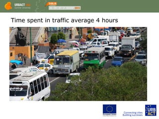 Time spent in traffic average 4 hours
 