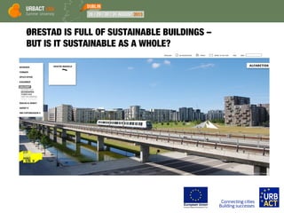 ØRESTAD IS FULL OF SUSTAINABLE BUILDINGS –
BUT IS IT SUSTAINABLE AS A WHOLE?
 