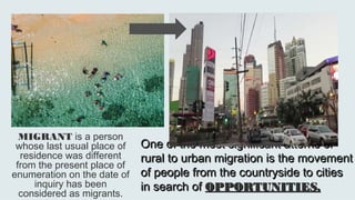 Rural Urban Migration | PPT