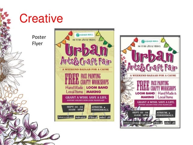 Urban Arts & Craft Fair Sample Proposal