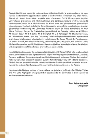 Ranesh Ramanathan Urban infrastructure-india-2011-report | PDF