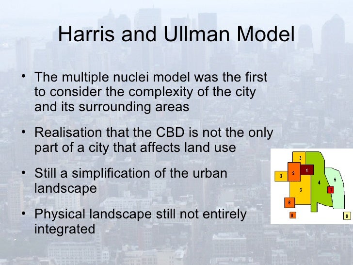 Multiple nuclei model city example