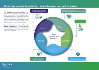 Comprehensive Benefits of Urban Agriculture for Sustainable Cities | PDF