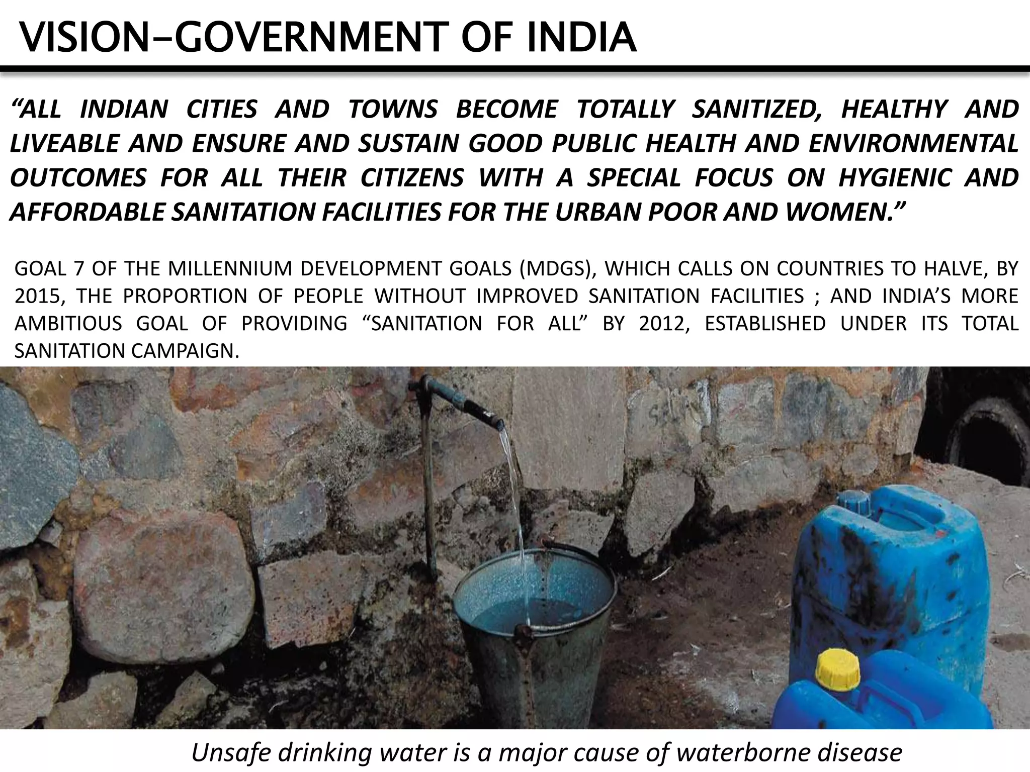 Urban and Rural sanitation in india | PPTX