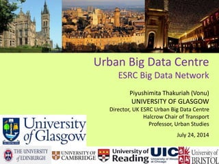 Urban Big Data Centre | PPTX