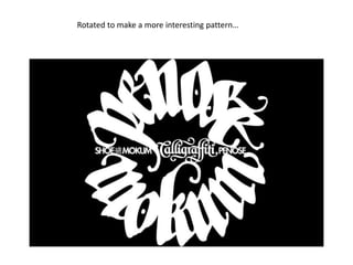 Rotated to make a more interesting pattern…
 