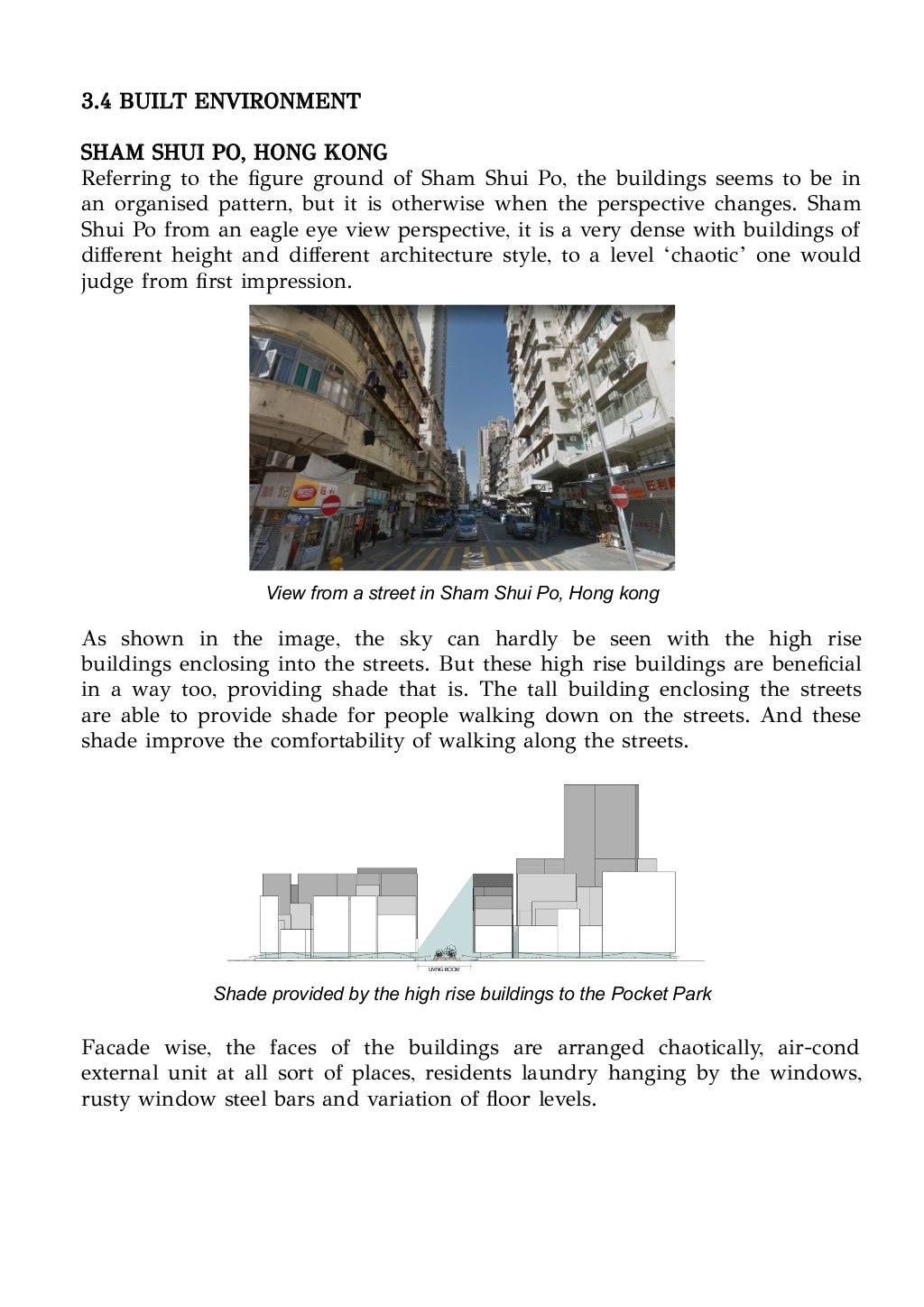 Urban comparative analysis essay