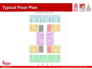 D E C A A G E N T S O R I E N T A T I O N 2 Q 1 6
Typical Floor Plan
 