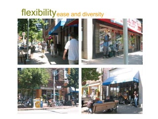 ease and diversity
flexibility
 