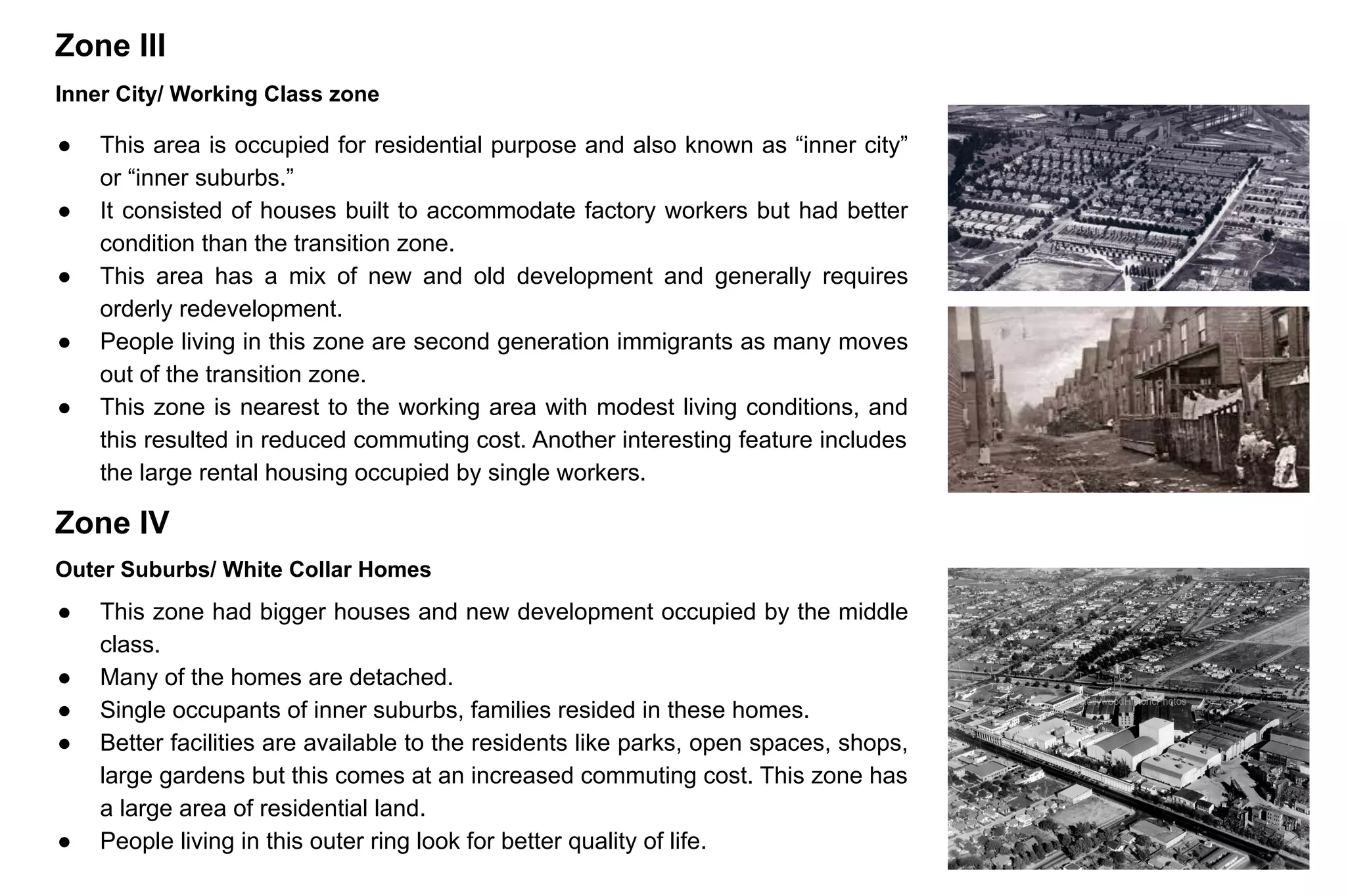 CONCENTRIC ZONE THEORY | PDF