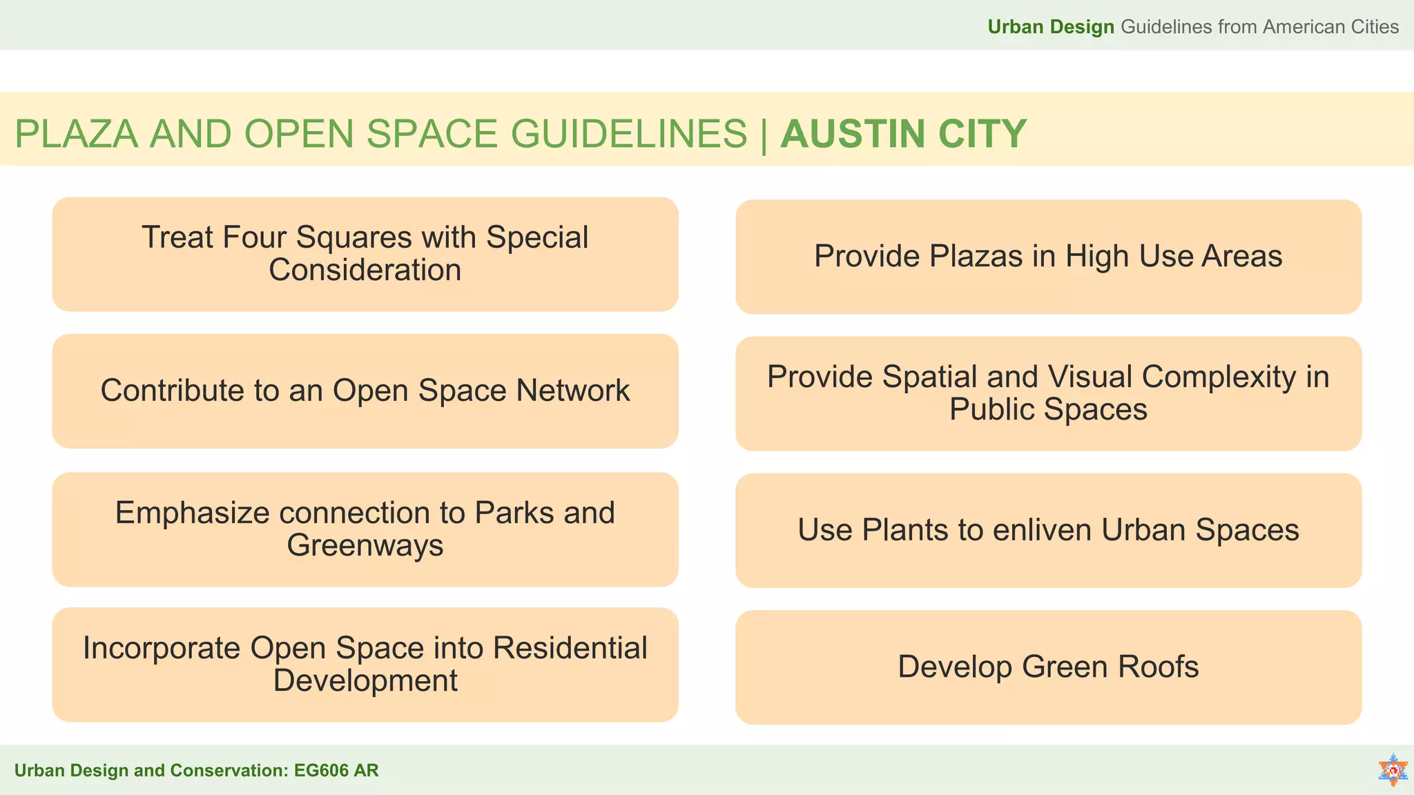 Public Space Design Guidelines