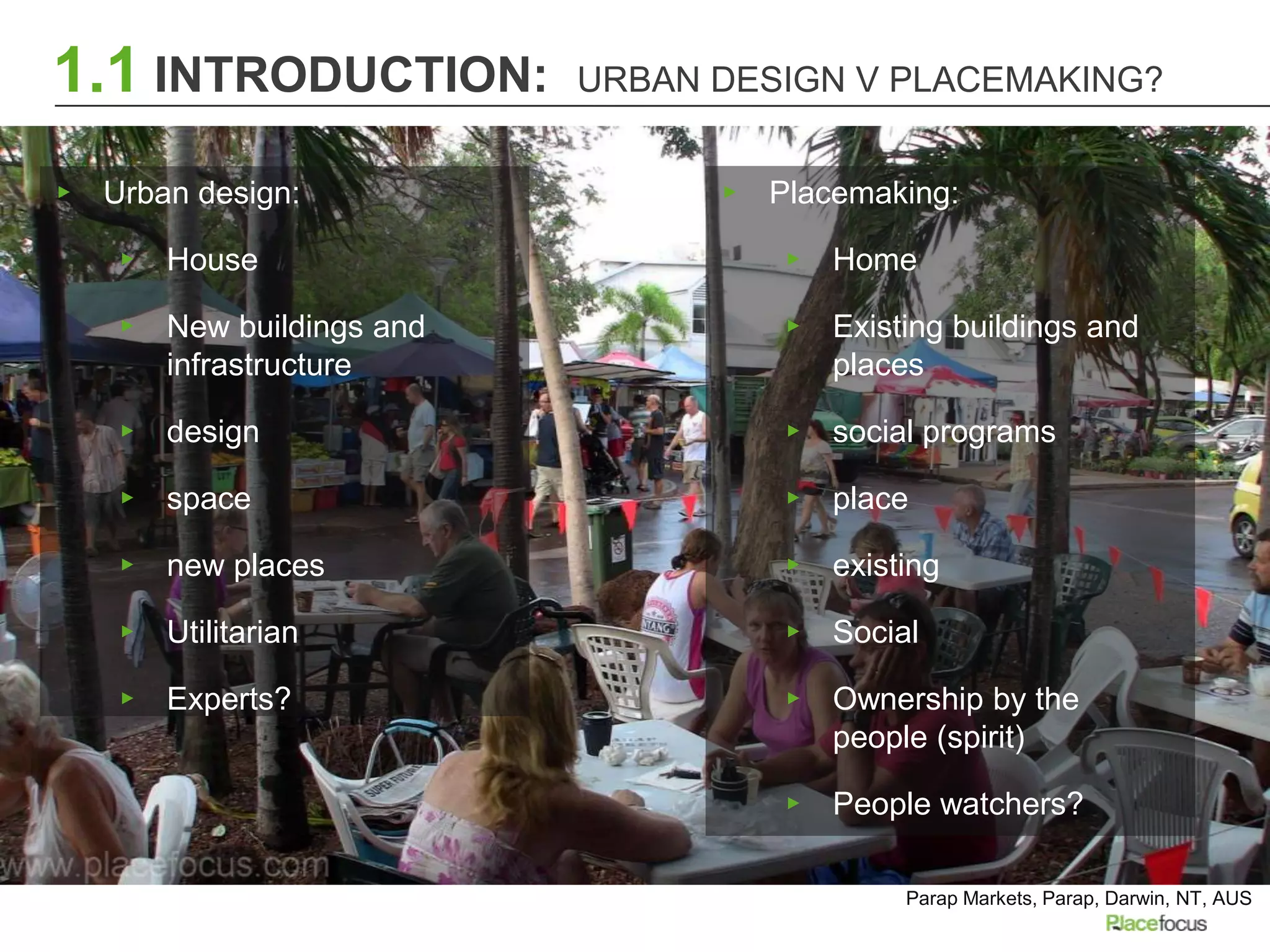 Urban design + placemaking 101 section 1 intro to urban design and ...