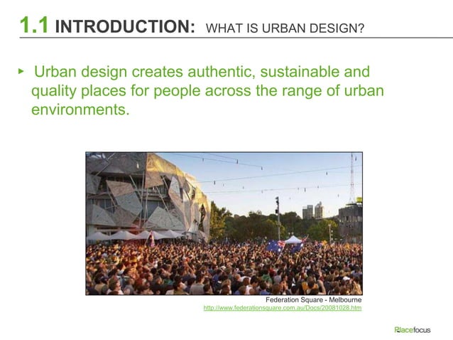 Urban design + placemaking 101 section 1 intro to urban design and ...