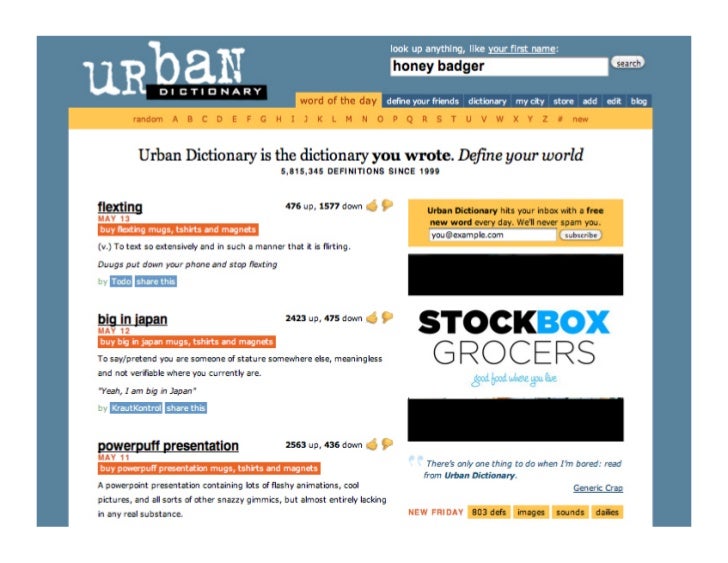 Urban Dictionary BGI