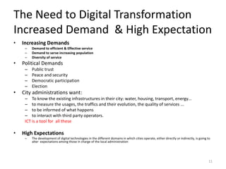 Smart City and Digital Transformation for Urban Good Governance | PPTX