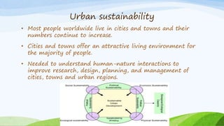 Urban ecology and sustainability | PPTX