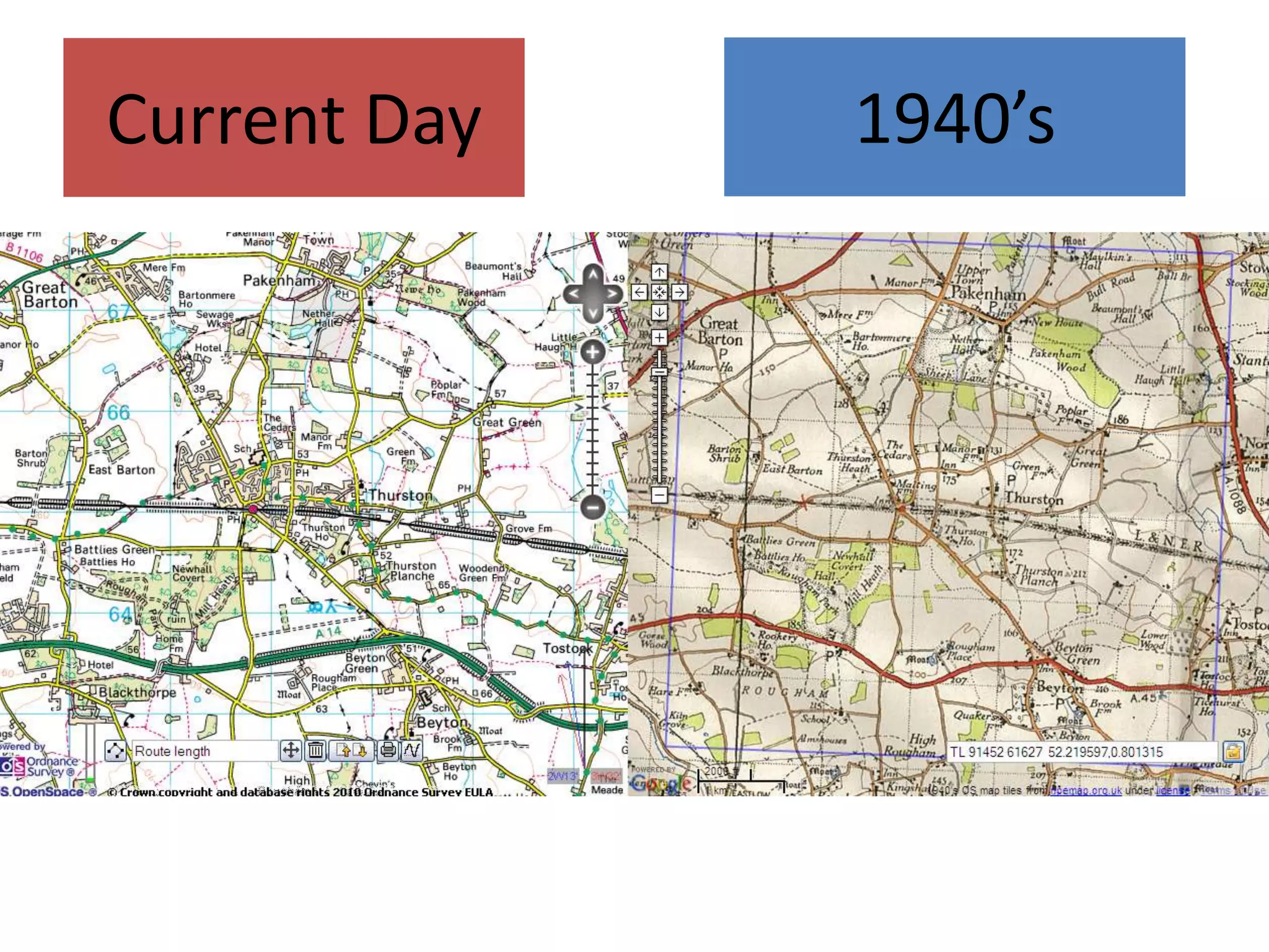 Current Day   1940’s
 