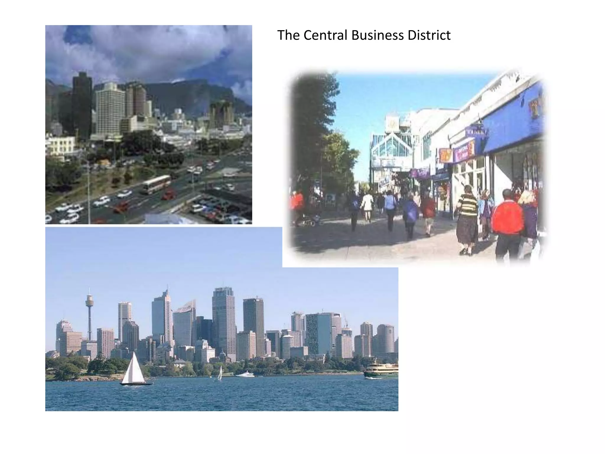 The Central Business District
 