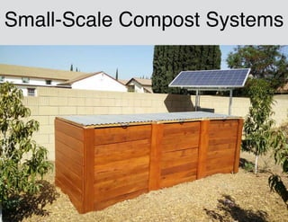Small-Scale Compost Systems
 